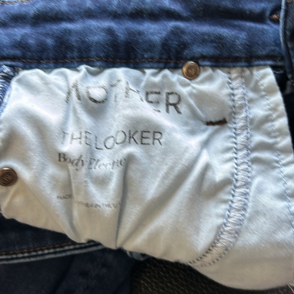 MOTHER The Looker Body Electric Blue
Stretch Denim Jean Sz 25 - Picture 9 of 16
